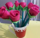 Ponteira  para lápis ROSAS